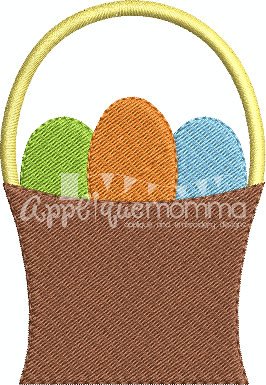 Easter Basket 16 Mini Embroidery Design