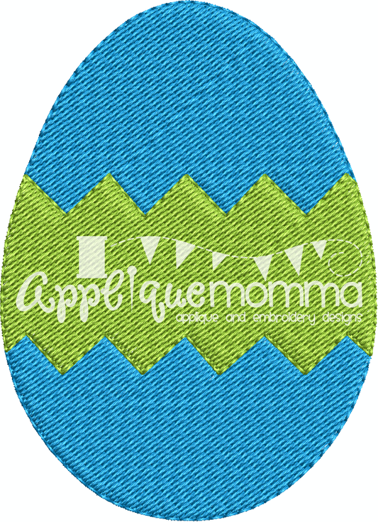 Easter egg 2 Min Embroidery Design