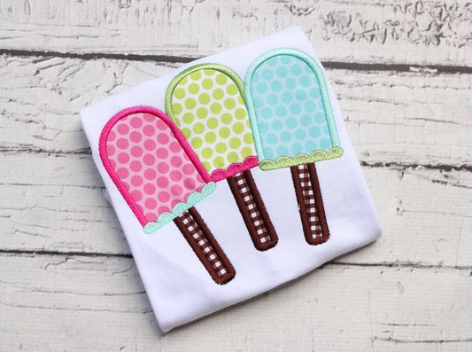 Popsicle Trio Applique