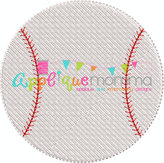 Baseball Mini Embroidery Design