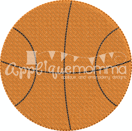 Basketball Mini Embroidery Design