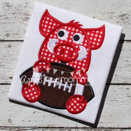 Football Hog Applique