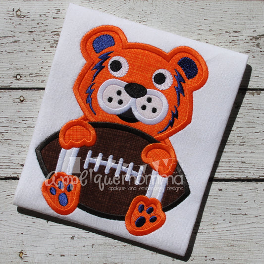 Football Tiger Applique