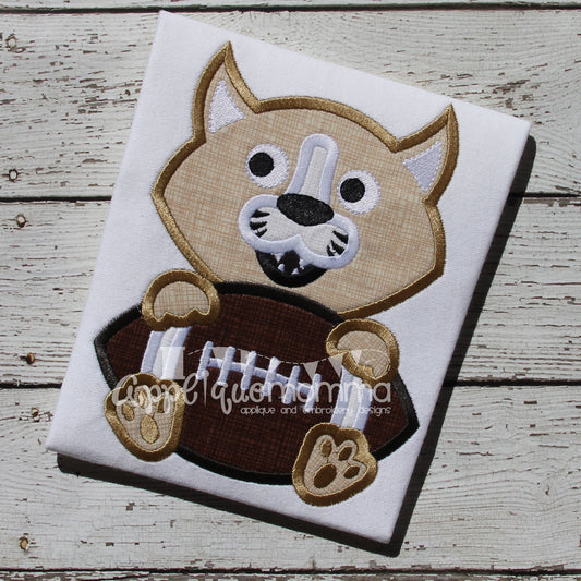 Football Wildcat Applique