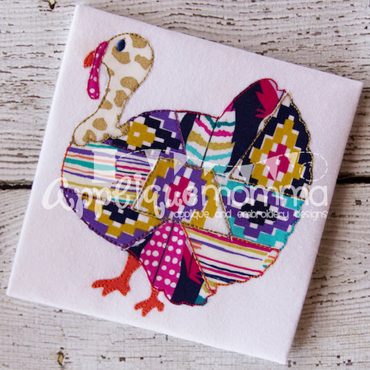 Patchwork Turkey Applique