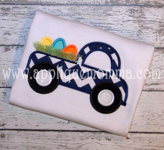 Easter Egg Truck 2 Applique