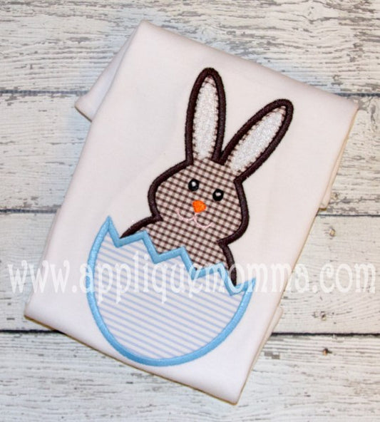 Easter Egg Bunny Applique