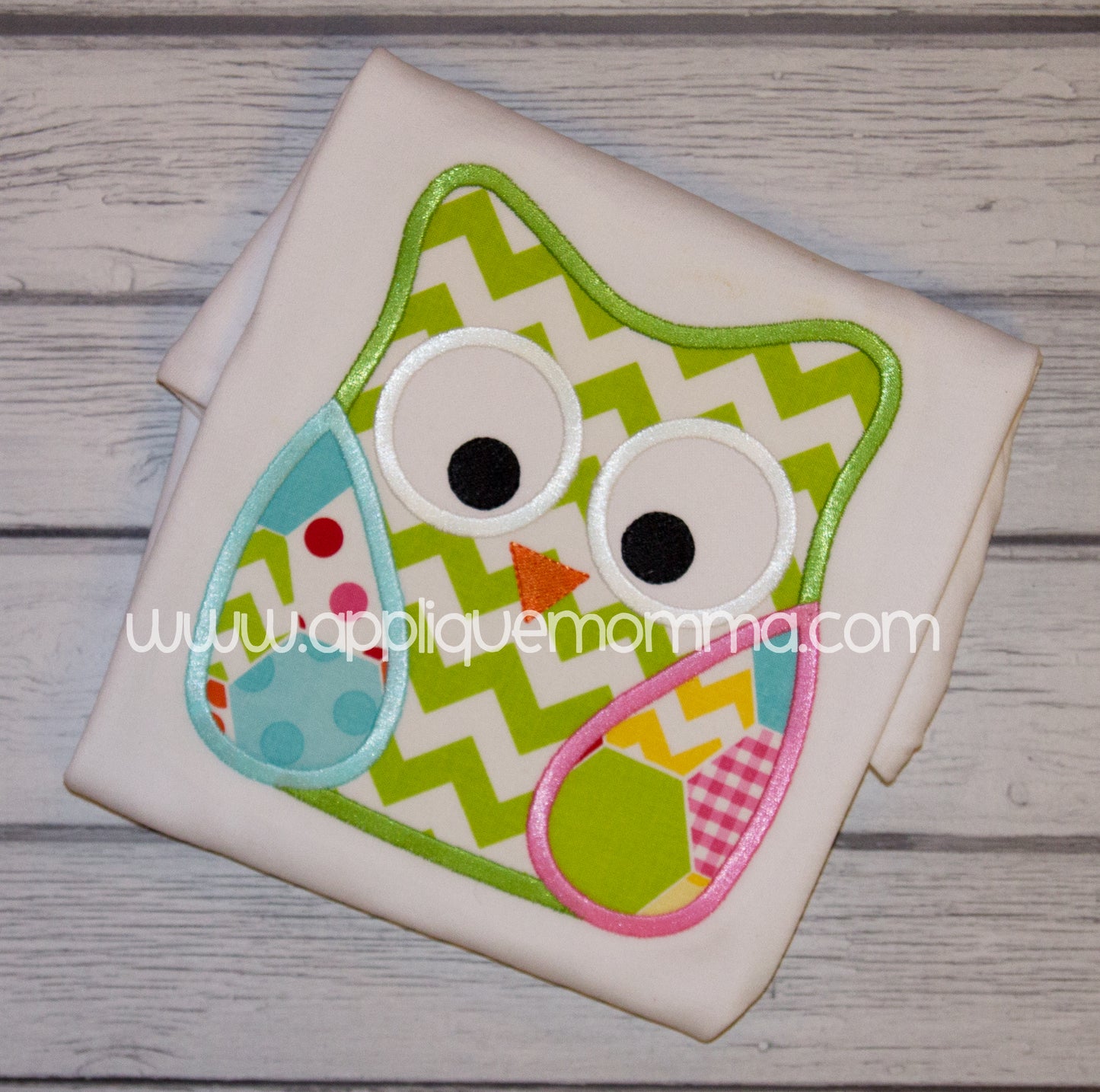 Owl 6 Applique Design