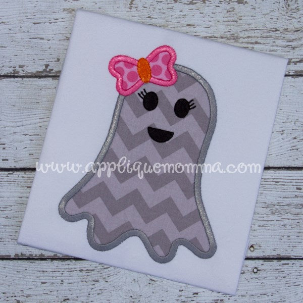 Ghost 2 with Bow Applique