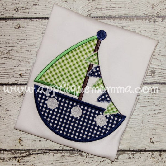 Sail Boat 3 Applique