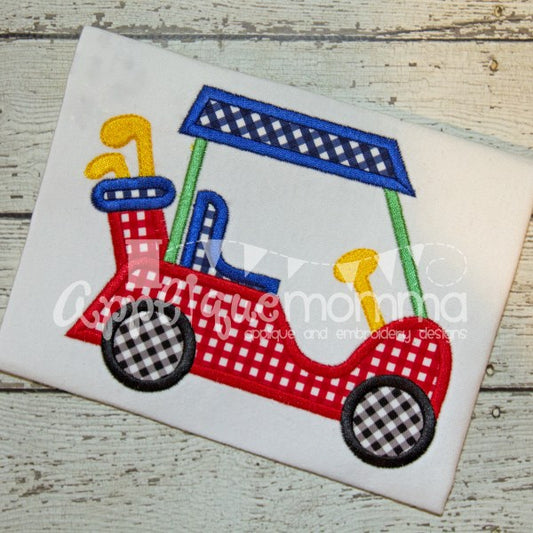 Golf Cart Applique Design