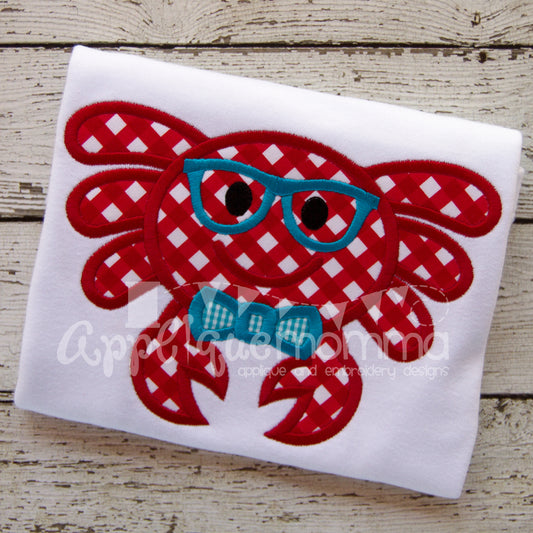 Mr. Crab Applique Design