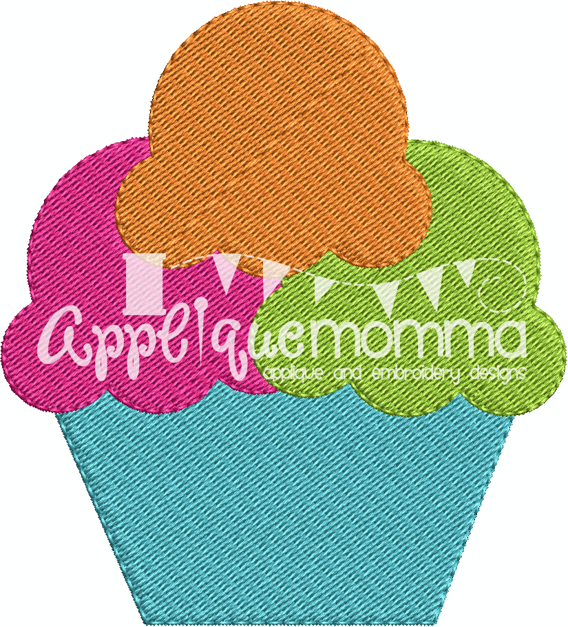 Ice Cream 16 Mini Embroidery Design