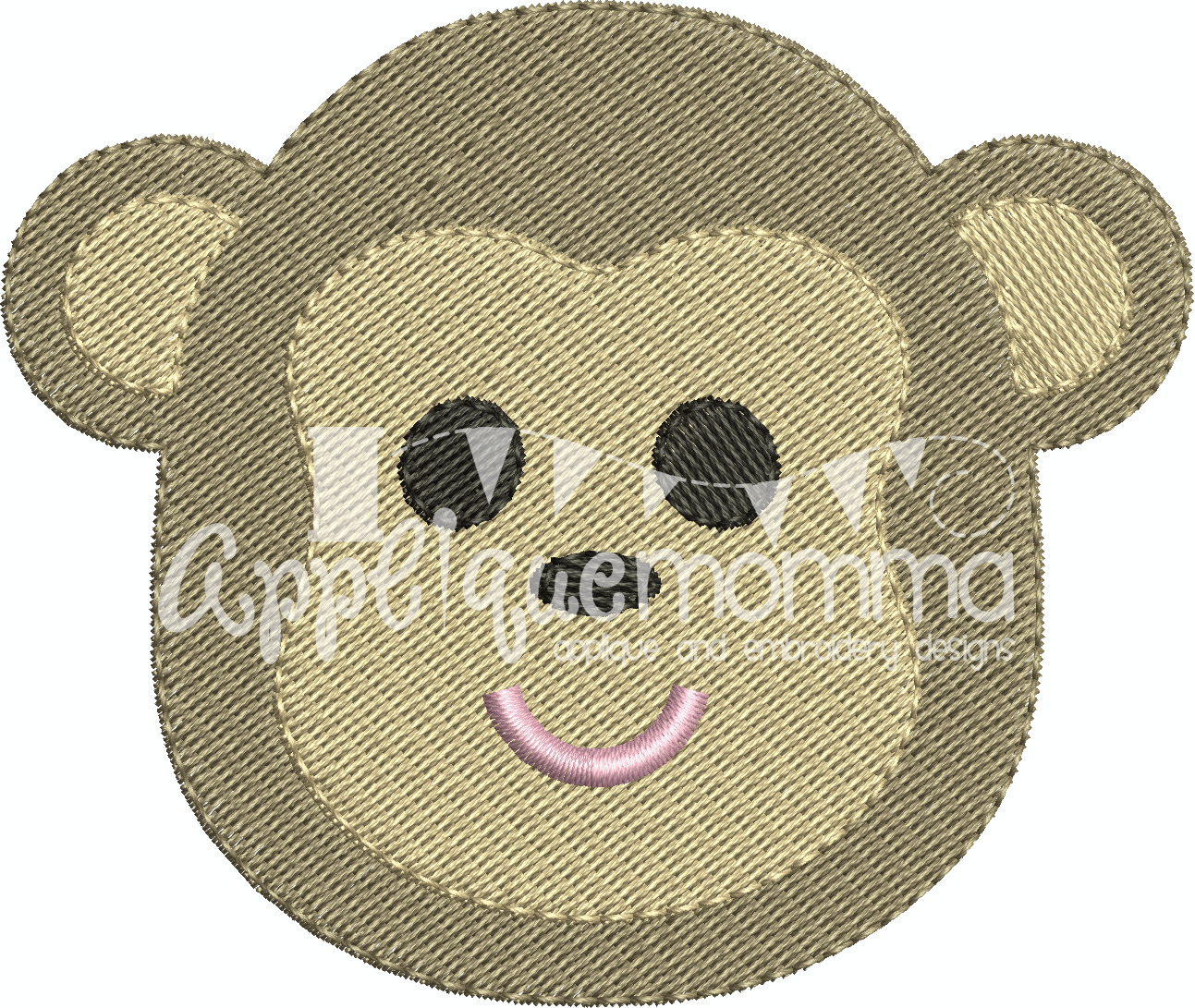 Monkey 2 Mini Embroidery Design