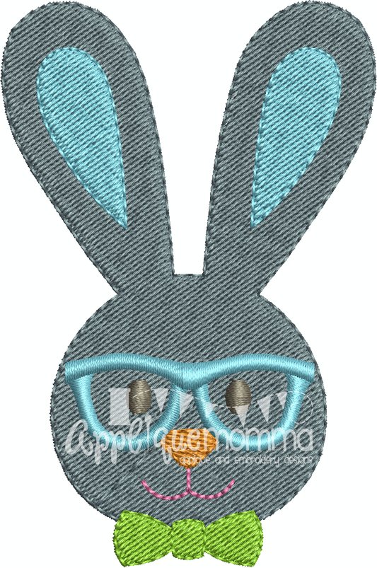 Mr. Easter Bunny Mini Embroidery Design
