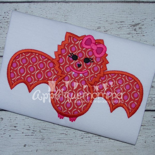 Mrs. Bat Applique