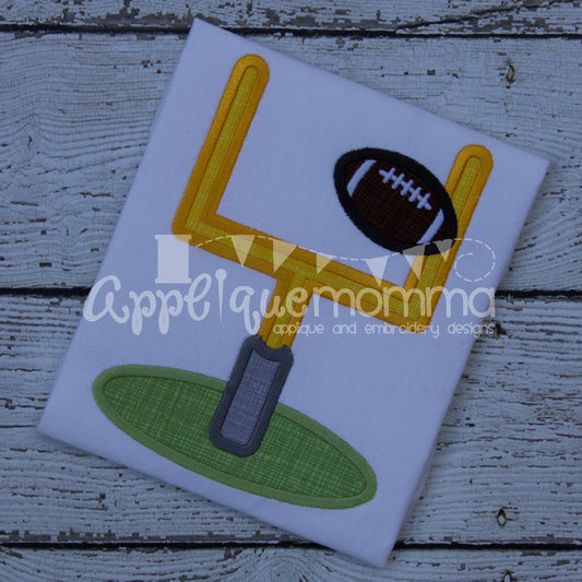 Football Goal Post 17 Applique